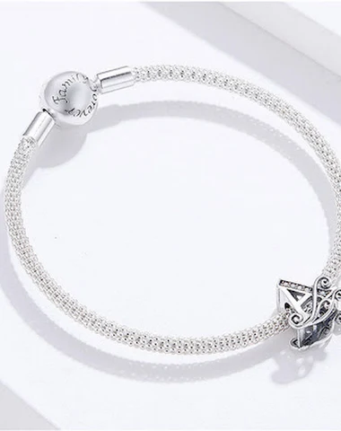 Sterling Silver Letter Bracelet - 1