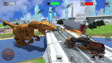 Dinosaur Hunter City Attack Destruction Simulator Apps On Google Play - destruction city roblox