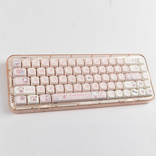 Title 2, Snack Bunny Key Cap Cute Cartoon MOA Height Sma...