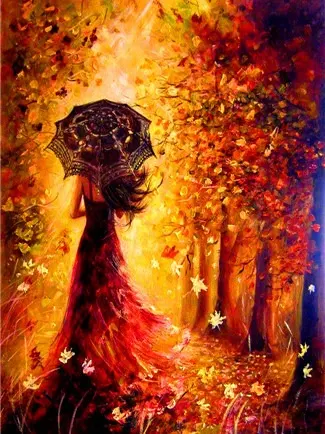 Title 11, Mädchen Diamant Painting Landschaft Stickerei h...