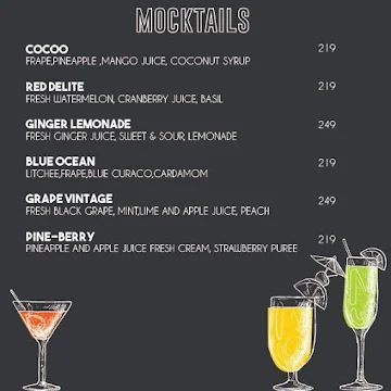 Boomrang Barxsocial menu 