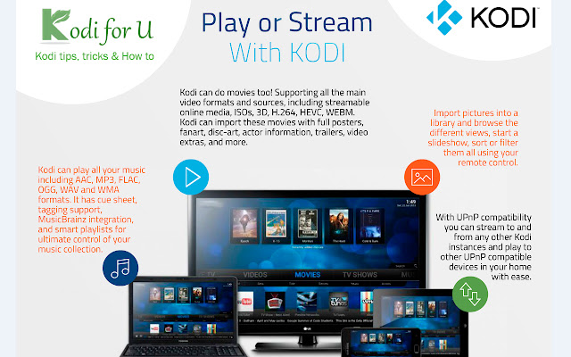 Kodi for you chrome extension