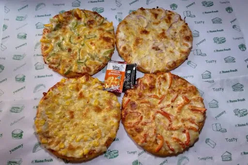 Golden Veg Pizza Combo [7 Inches]