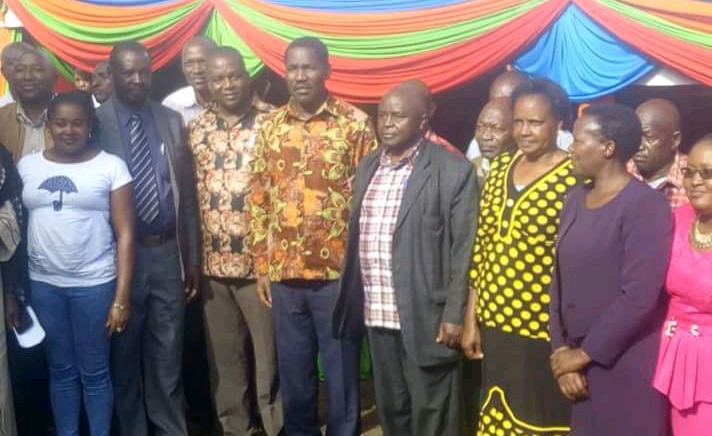 Trade and industrialization cabinet secretary Peter Munya during a meeting organized by Micro and Small Enterprise (MSEA) in Machakos town.