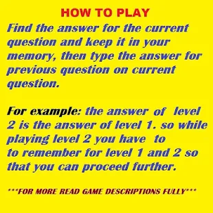 MATHS MEMORY QUIZ