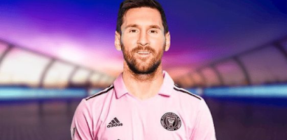 Messi Inter Miami Jersey Wallpaper Download For Free