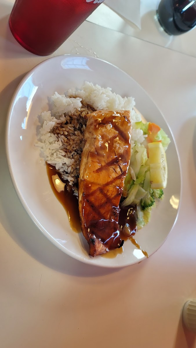 Salmon teriyaki