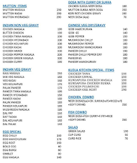 Kudla Kitchen menu 2