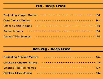 Monk Momo menu 