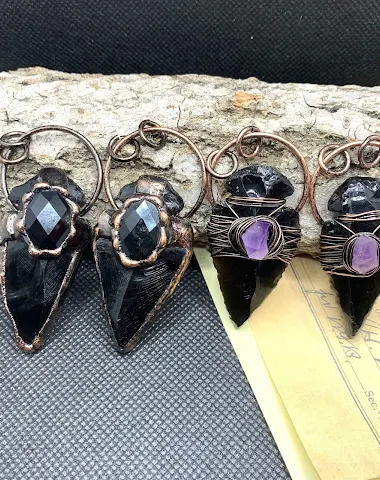 Retro Tarz Doğal Obsidyen Kazak Zin - 2