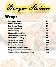 Burger Station menu 1