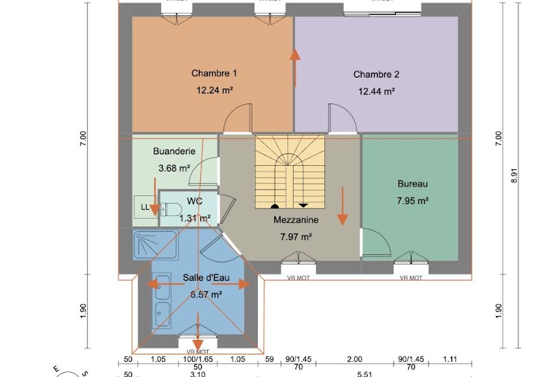  Vente Terrain + Maison - Terrain : 288m² - Maison : 91m² à L'Isle-Adam (95290) 