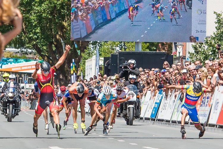 Eerste medaille op WK Skeeleren is een feit: Jason Suttels goed voor zilver in punten-afvallingskoers