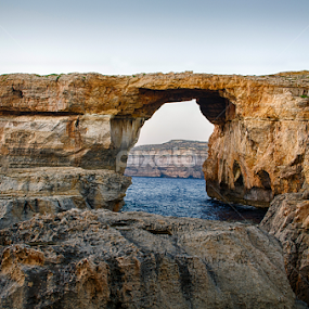 Azure Window by Damian Allison - Landscapes Caves & Formations