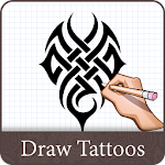 Cover Image of Télécharger How To Draw Tattoos 1.0 APK