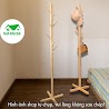 Cây Treo Quần Áo Gỗ Thông Cao Cấp Phong Cách Hàn Quốc Đã Xử Lý Mối Mọt Cao 120Cm, Cây Treo Đồ Gỗ Decor