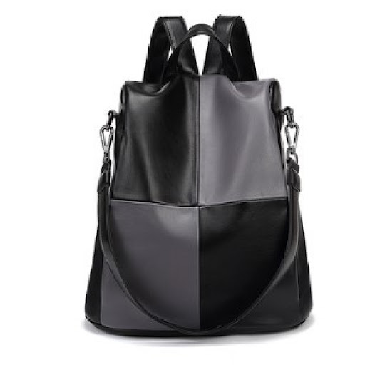 Title 3, Fashion Stitching Contrast Color Soft Leather B...