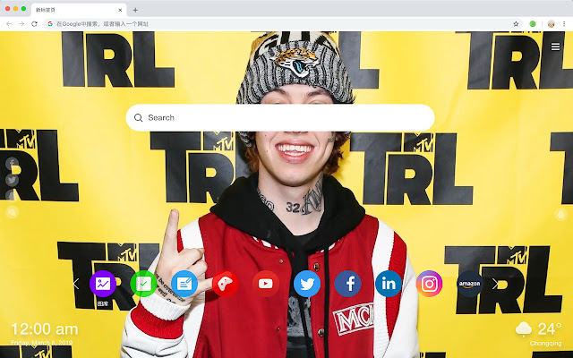 Lil Xan New Tab Page HD Singer Themes