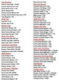 Pizza Tower menu 1