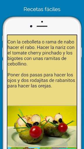 Recetas para cocinar con niños