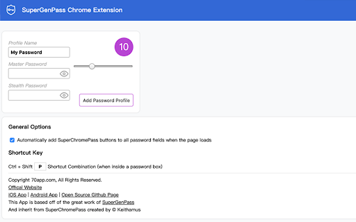 SuperChromePass