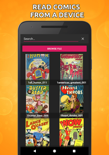 Screenshot Comic Book Reader (cbz/cbr)