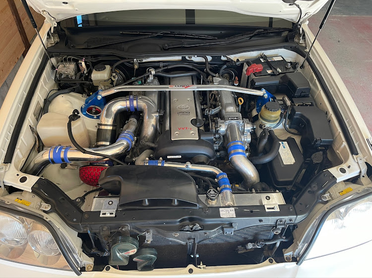 クラウンエステートのHPI ラジエター EVOLVE・ワークVSディッシュ・ラジエーター交換・1JZ-GTE・アスリートVに関するカスタム事例の投稿画像1枚目