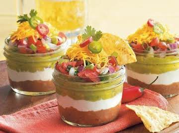 Taco Dip in a Jar