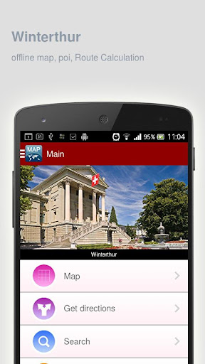 Winterthur Map offline