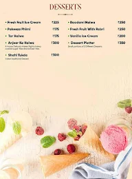 Indian Splendid menu 4