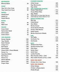 Dublin Lounge Bar And Restaurant menu 1