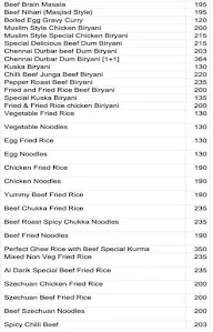 Al Dhareeq Beef Biriyani menu 2