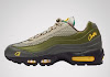 corteiz x nike air max 95 sequoia/tour yellow-black