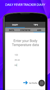 Body Temperature : Thermometer Fever Tracker 1.1 APK + Mod (المال غير محدود) إلى عن على ذكري المظهر