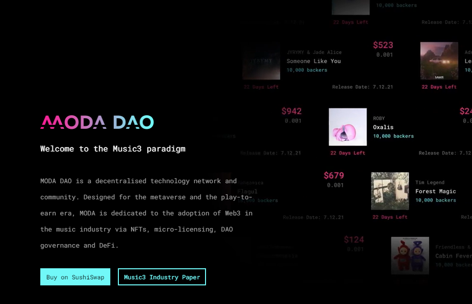 MODA DAO: modadao.io