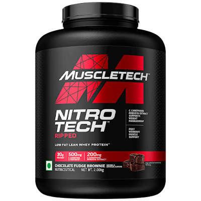 Muscletech Nitrotech Ripped Performance Serise Fudge Brownie Chocolate 1.81Kg