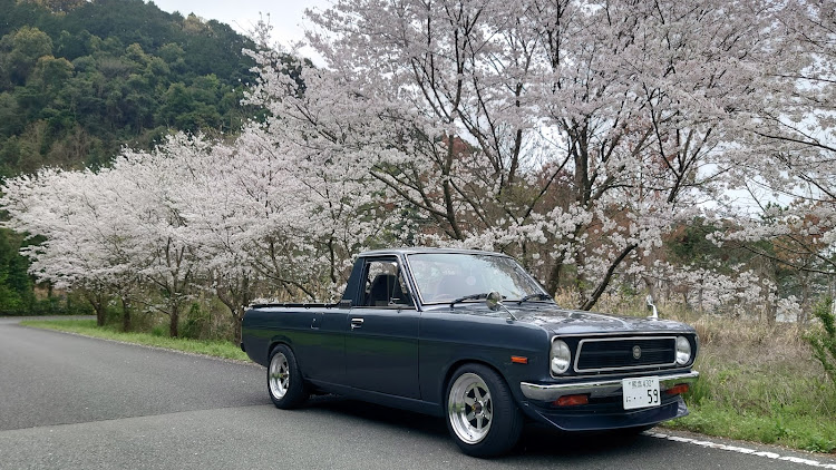 サニートラックの夜桜と愛車・nissan・ロンシャン・ネオクラシックに関するカスタム事例の投稿画像4枚目