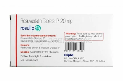 ROSULIP 20MG TAB 10'S