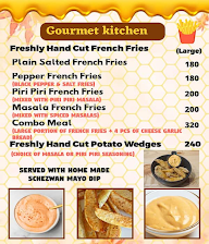 Gourmet Kitchen menu 1