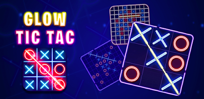 Tic Tac Toe 2 Player:Glow XOXO - Games