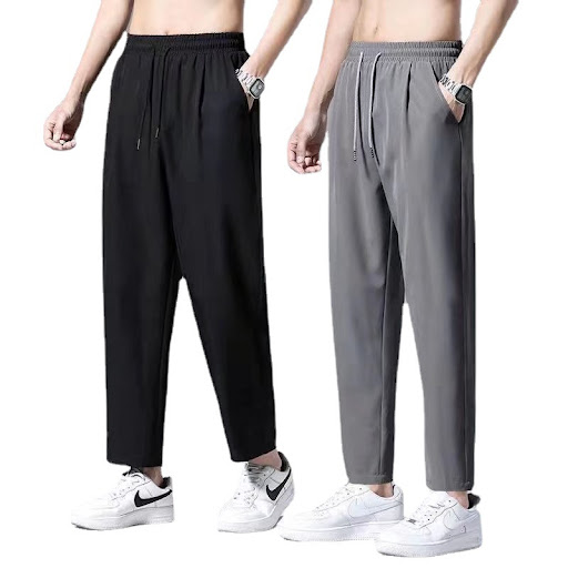 Title 4, Mens Fashion Casual Loose Straight Trousers
