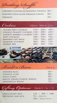 FNP Cakes N More menu 5