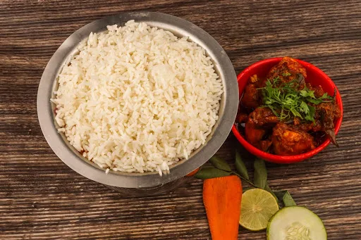 Andhra Kodi Curry Rice