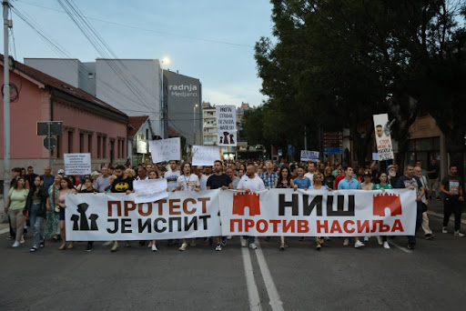 Sutra u Nišu četvrti protest 