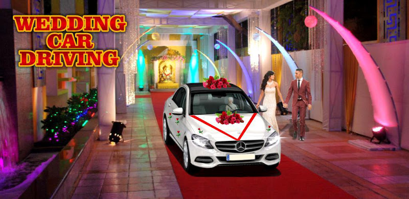 Luxury Wedding City Car Driving