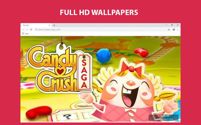Candy Crush Saga HD Custom New Tab
