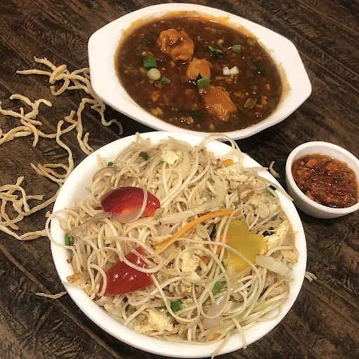 Chicken Manchurian Noodles