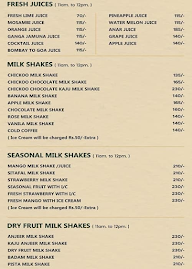 Radha Krishna Restaurant menu 1