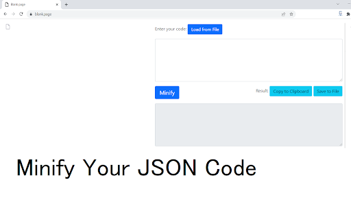 JSON Minifier