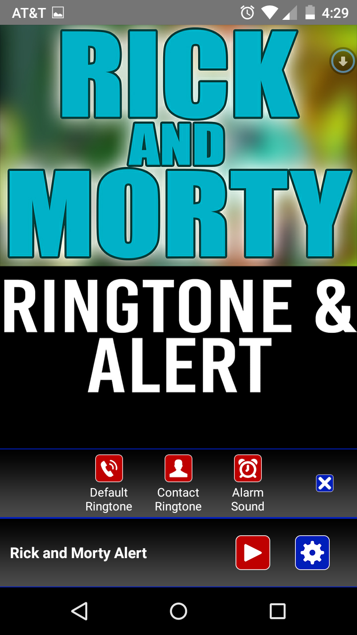 Rick And Morty Theme Ringtone Screen 2